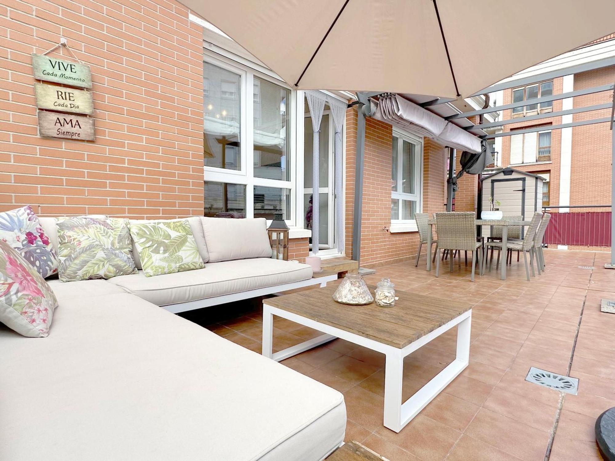 카스트로우르디알레스 Apartamento Con Gran Terraza En El Centro 아파트 외부 사진